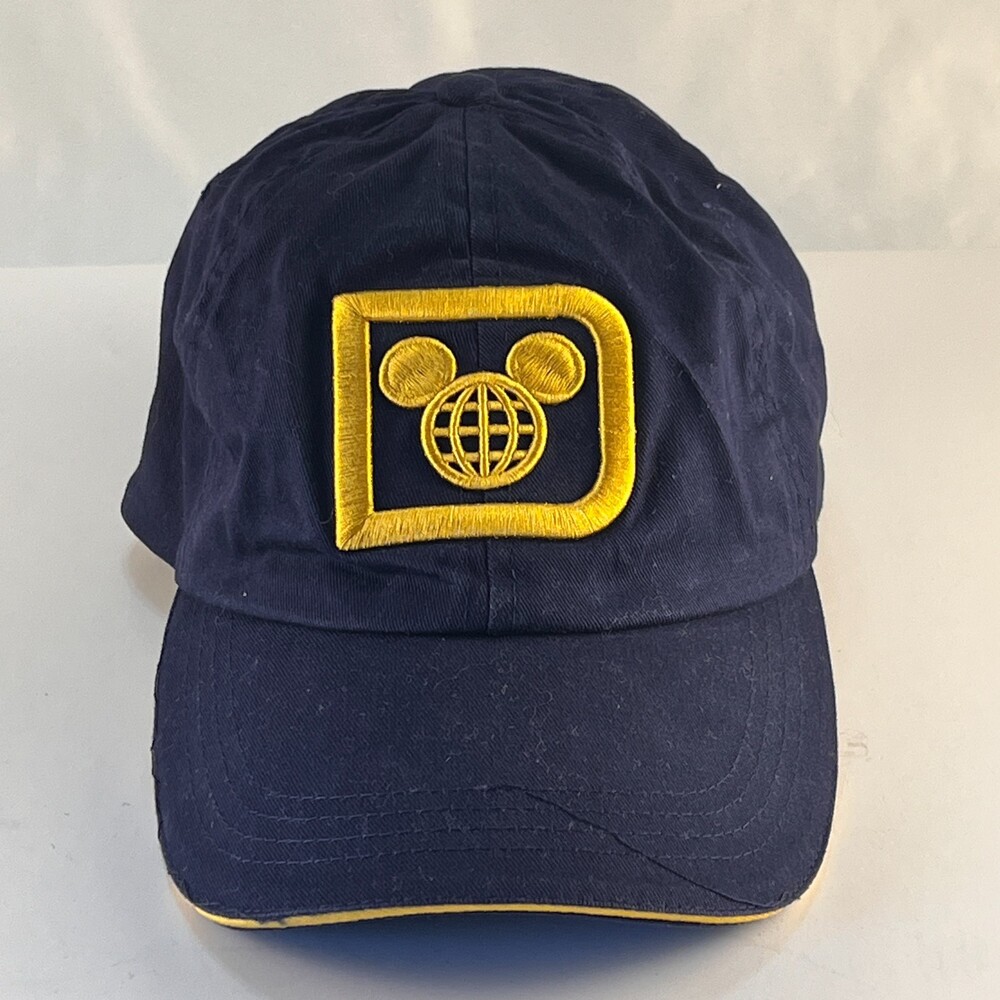 Vintage Disney Parks Walt Baseball Hat Mens One Size Blue Cotton Strapback Cap